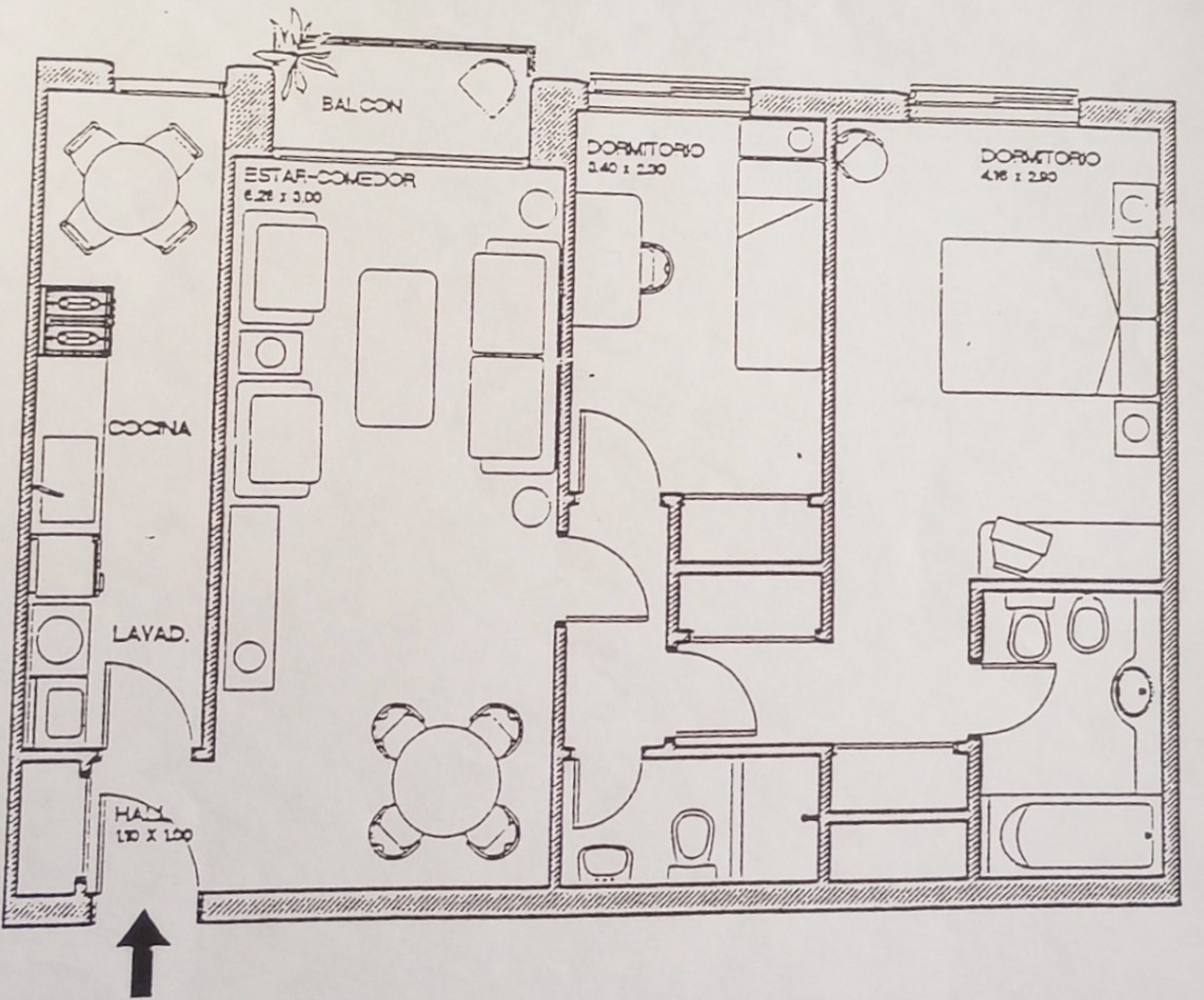 JUAN FRANCISCO SEGUI 4653, VENTA DEPARTAMENTO DE TRES AMBIENTES CON COCHERA