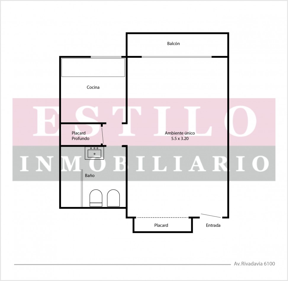 AV. RIVADAVIA 6100, VENTA DEPARTAMENTO DE UN AMBIENTE EN CABALLITO