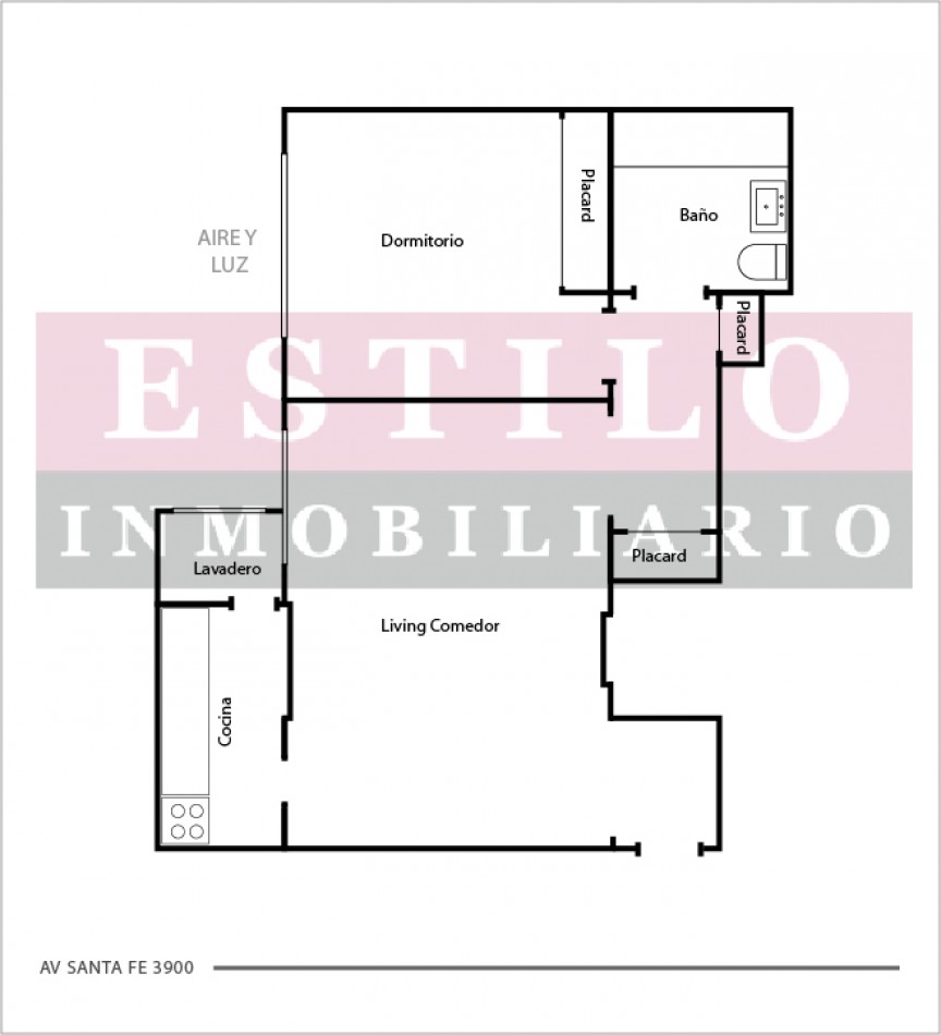 AV. SANTA FE 3900, VENTA DEPARTAMENTO DE DOS AMBIENTES EN PALERMO