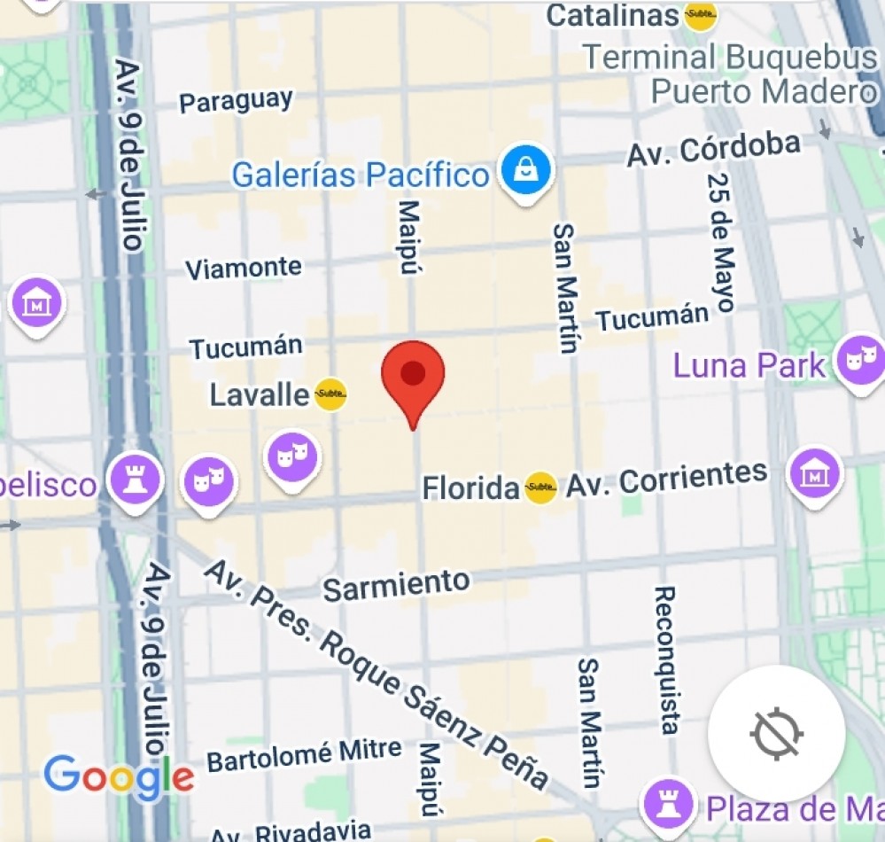 MAIPU 500, VENTA 1 AMB DIVISIBLE APTO PROF/Vvda