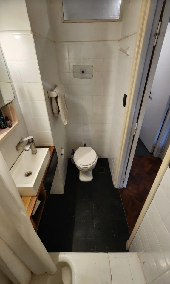 SAAVEDRA 100, VENTA IMPECABLE DEPTO 1 AMB DIVISIBLE FRENTE BALCON