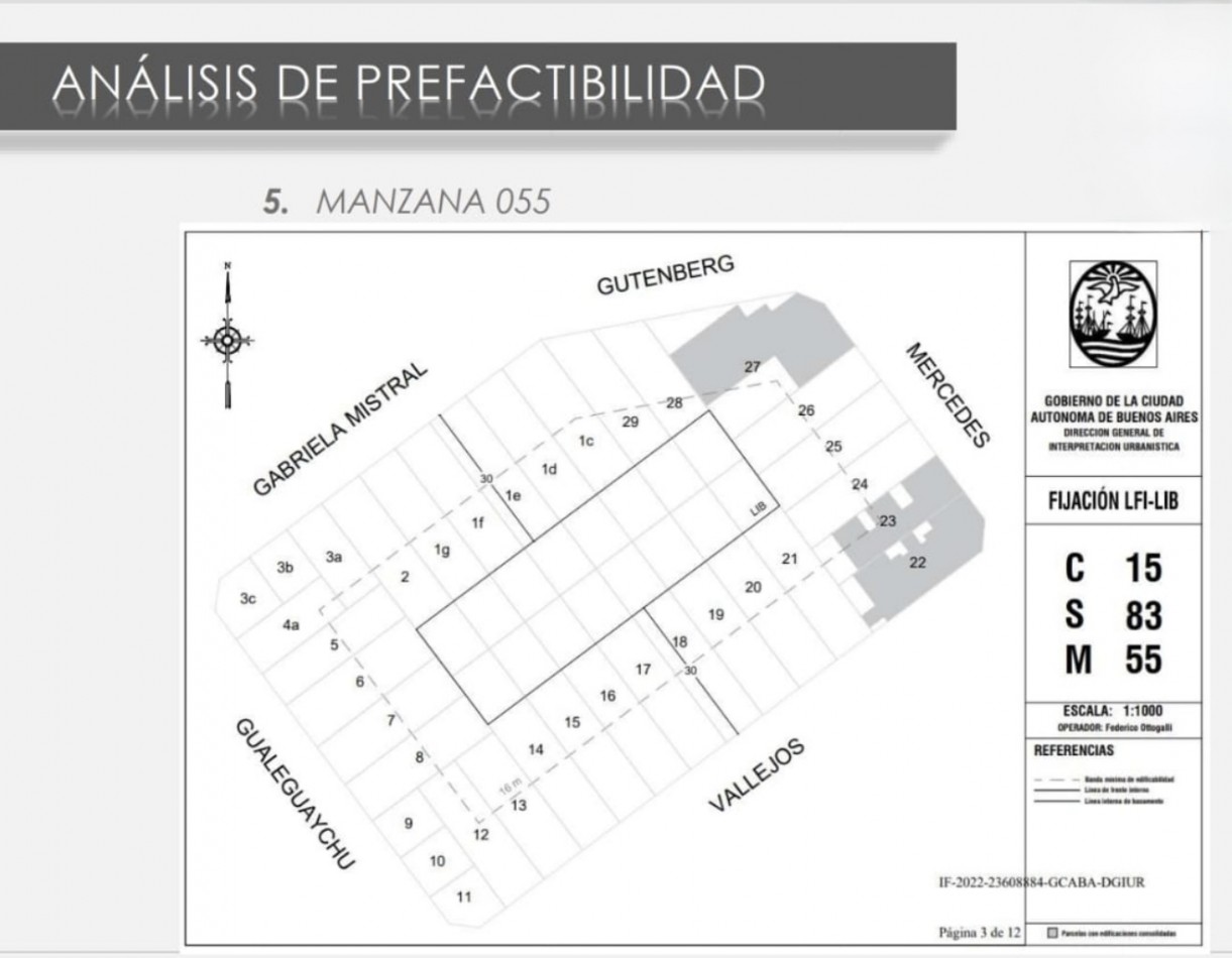 GABRIELA MISTRAL 4100, VENTA LOTE EN VILLA DEVOTO