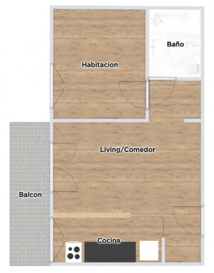 SENILLOSA 200, VENTA DEPARTAMENTO DE DOS AMBIENTES