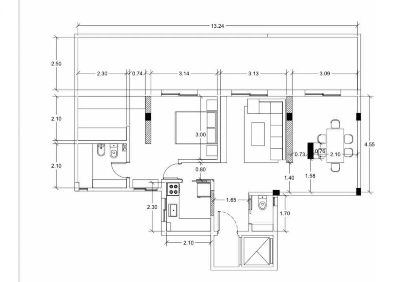 AV. DEL LIBERTADOR 5500, VENTA DEPARTAMENTO DE DOS AMBIENTES Y MEDIO CON COCHERA