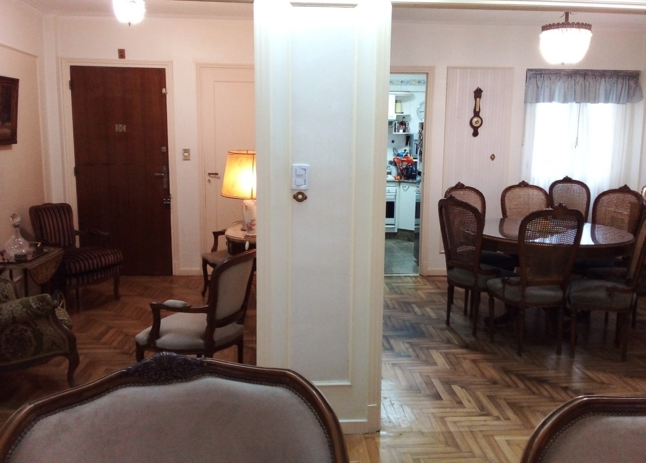 MANSILLA 3600, Venta SEMIPISO, 4 AMB AL FRENTE BALCON CORRIDO PLAZA GUADALUPE