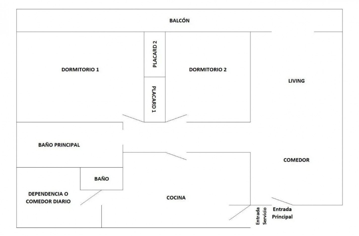 SANCHEZ DE BUSTAMANTE 1600, VENTA DEPARTAMENTO DE TRES AMBIENTES CON DEPENDENCIA