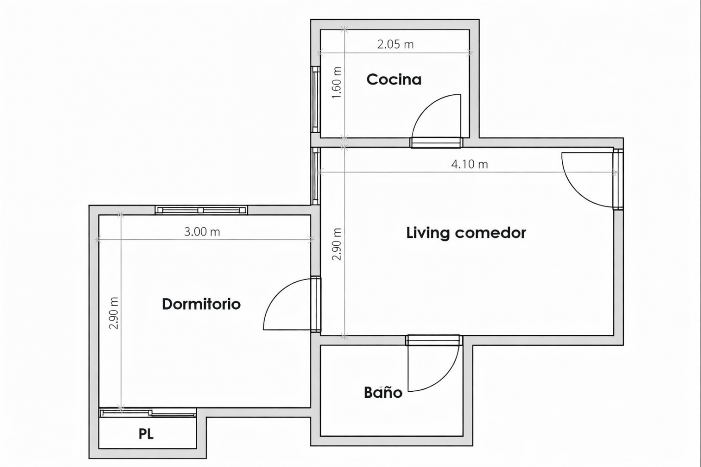 LAPRIDA 1200, VENTA DEPARTAMENTO DE DOS AMBIENTES