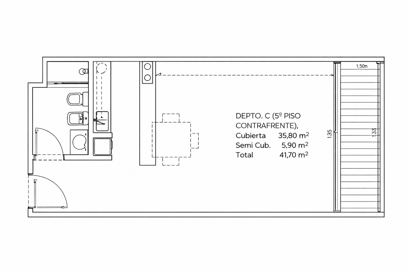 AV. CONGRESO 3200, VENTA DEPARTAMENTO DE UN AMBIENTE A ESTRENAR