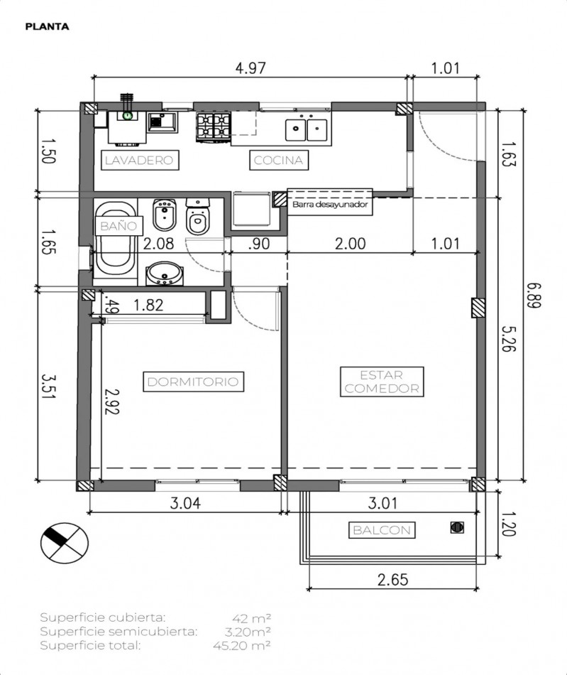OHIGGINS 2800, VENTA DEPARTAMENTO DE DOS AMBIENTES EN NUÑEZ 