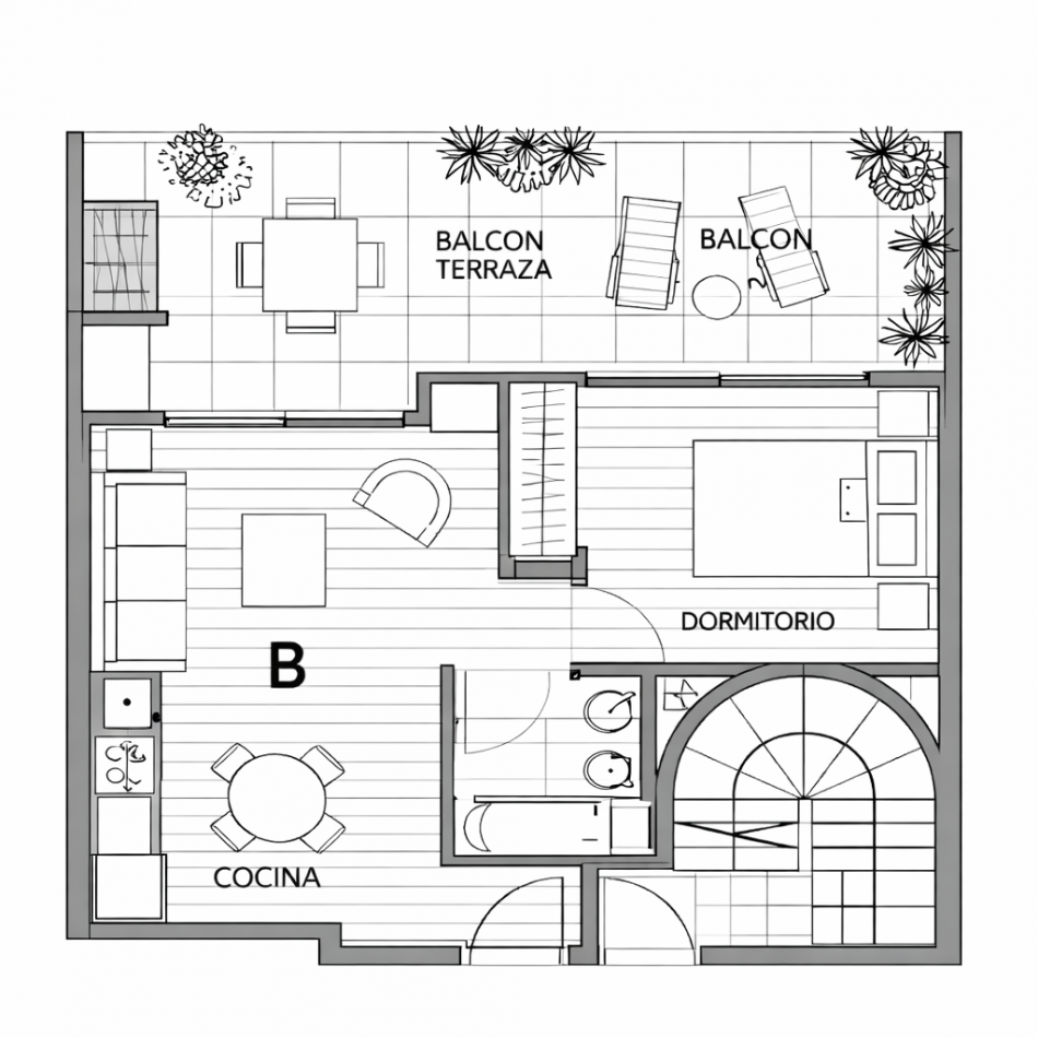 CABRERA 3400, VENTA DEPARTAMENTO DE DOS AMBIENTES A ESTRENAR