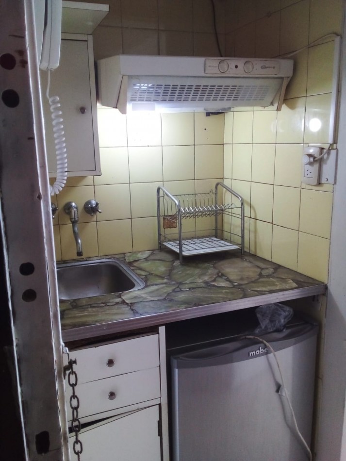 JUNIN 500, VENTA MONOAMBIENTE DIVIDIDO AL FRENTE BALCON FRANCES