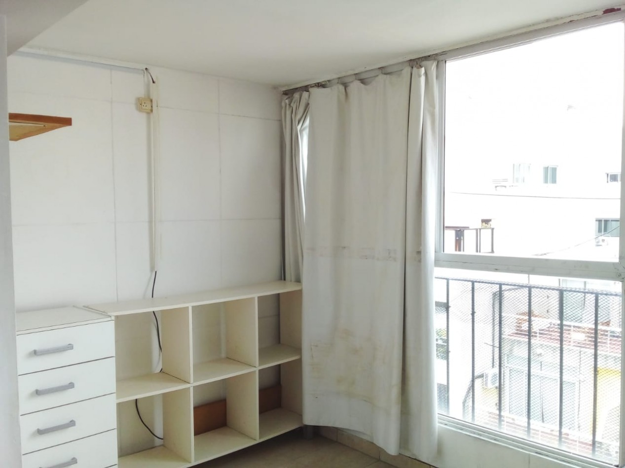 JUNIN 500, VENTA MONOAMBIENTE DIVIDIDO AL FRENTE BALCON FRANCES