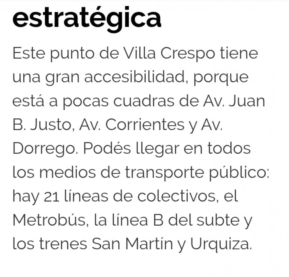 DORREGO 600, VENTA 2 AMB IMPEC !!! CONTRAFRENTE BALCON CORRIDO