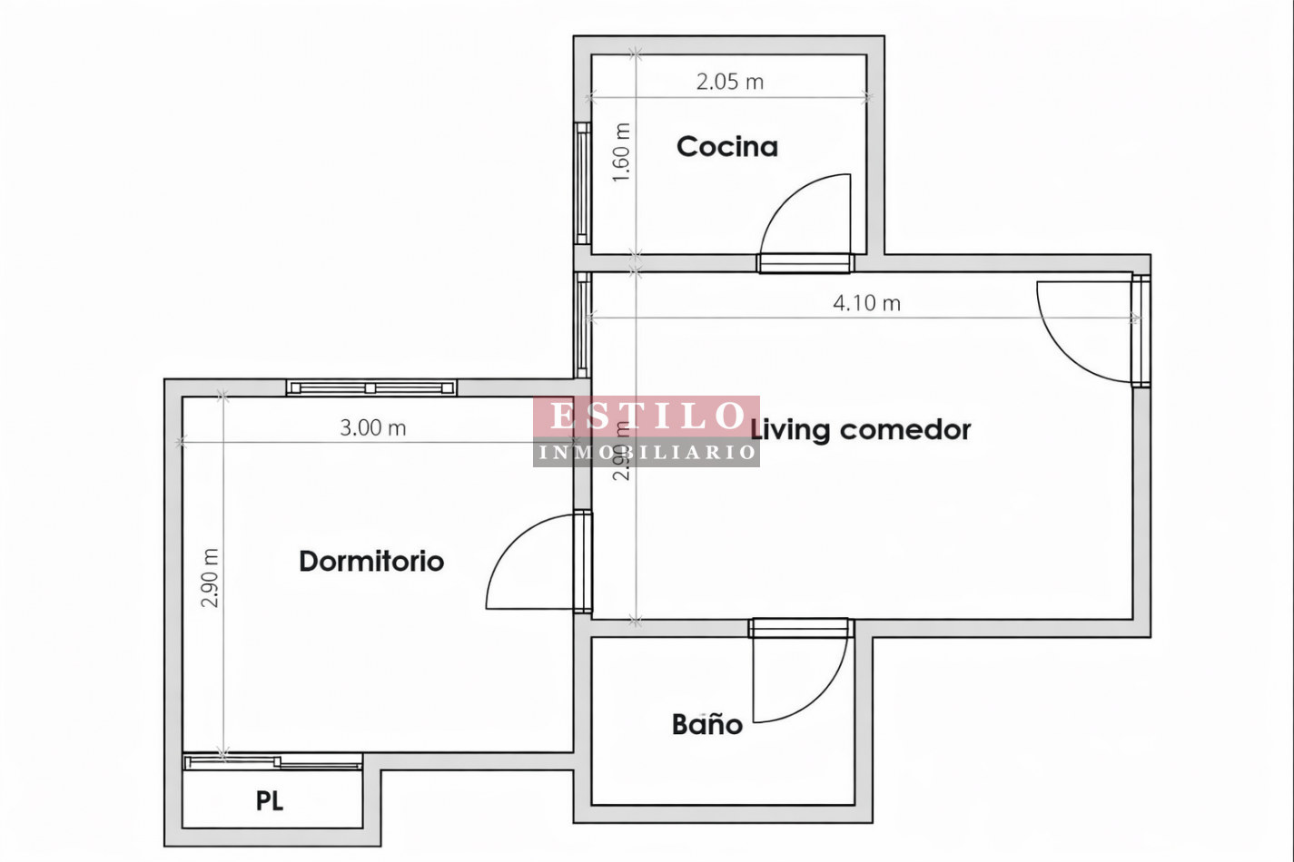 LAPRIDA 1200, VENTA DEPARTAMENTO DE DOS AMBIENTES