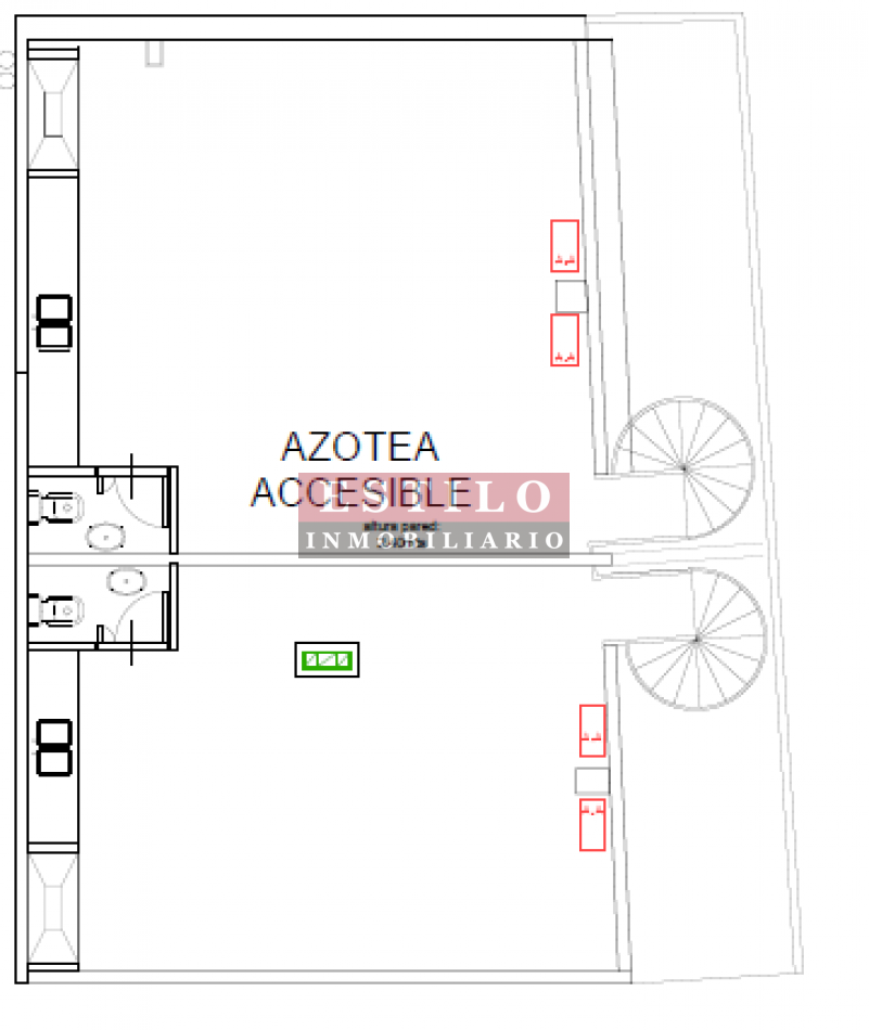 GALLO 900, VENTA DEPARTAMENTO DE DOS AMBIENTES CON TERRAZA